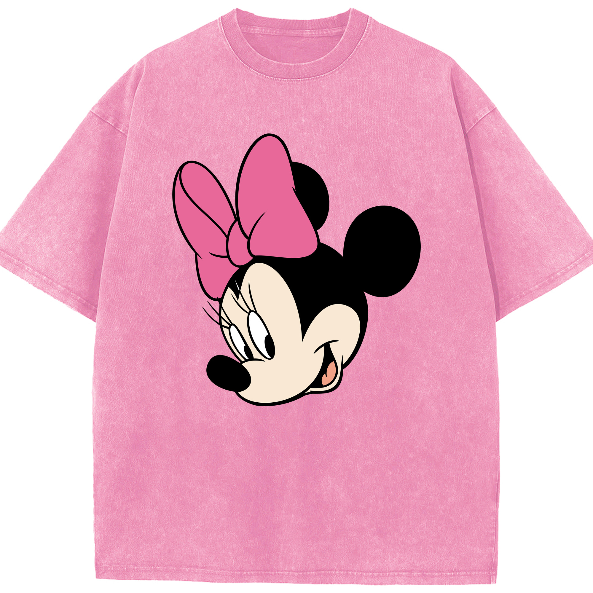 （画像用） ミッキーマウス Mickey Mouse 綿100% ヴィンテージ風 半袖Tシャツ（フロントプリント）